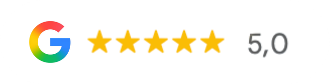 Google · cinq étoiles · note 5,0